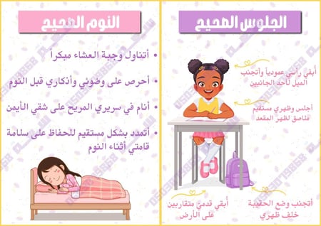 مطوية القامة الصحيحة أسرية ثالث ابتدائي pdf