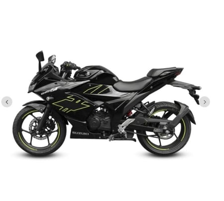 دراجة Suzuki Gixxer 150SF موديل 2025 اللون الاسود (جديد )