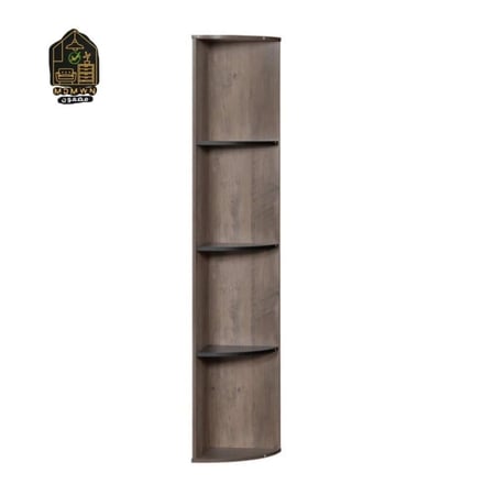 مكتبة رفوف زاوية عمودية بأرفف