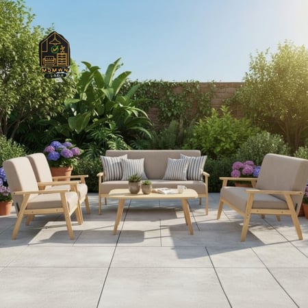 طقم كنب جلسة خارجية مريح