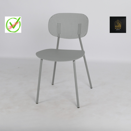 كرسي داخلي شبيكي لون رمادي