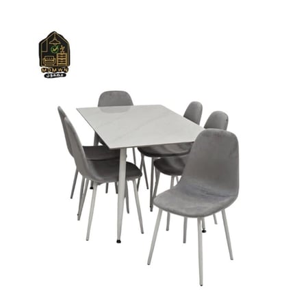 طاولة طعام سيراميك مع كراسي