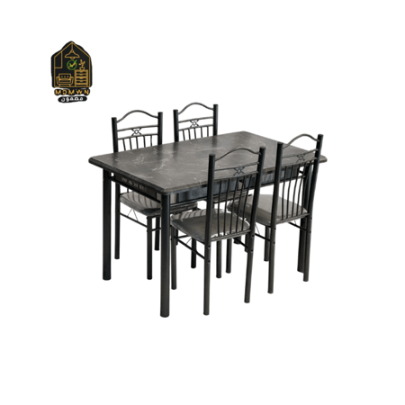 طاولة طعام مع 4 كراسي 120 سم