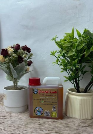 زيت سمسم بلدي نص لتر