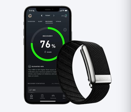 WHOOP 4.0 with 12 Month Subscription – Wearable Health, Fitness & Activity Tracker – Continuous Monitoring, Performance