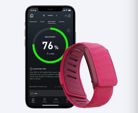 WHOOP 4.0 with 12 Month Subscription – Wearable Health, Fitness & Activity Tracker – Continuous Monitoring, Performance