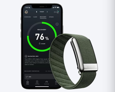 WHOOP 4.0 with 12 Month Subscription – Wearable Health, Fitness & Activity Tracker – Continuous Monitoring, Performance