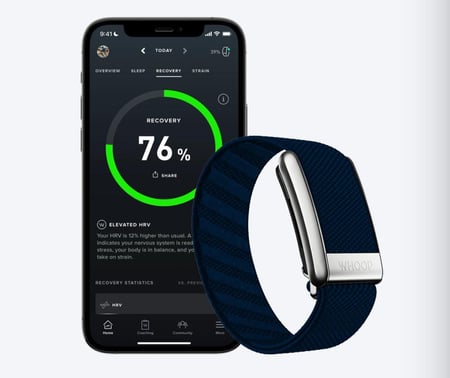 WHOOP 4.0 with 12 Month Subscription – Wearable Health, Fitness & Activity Tracker – Continuous Monitoring, Performance