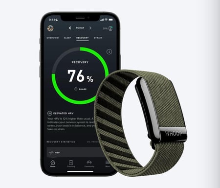 WHOOP 4.0 with 12 Month Subscription – Wearable Health, Fitness & Activity Tracker – Continuous Monitoring, Performance