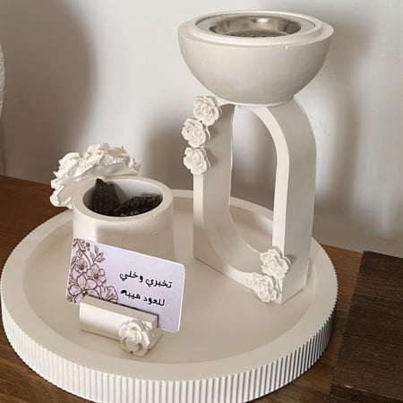 طقم مبخره الورد