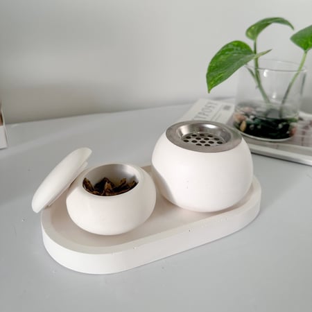 طقم مبخره وعلبة بخور