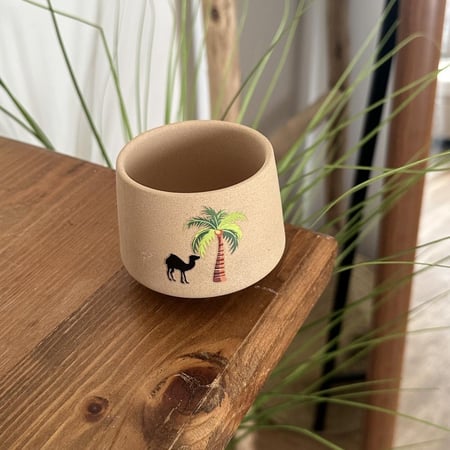 كوب فخار ( نخله)