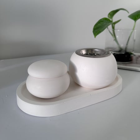 طقم مبخره وعلبة بخور