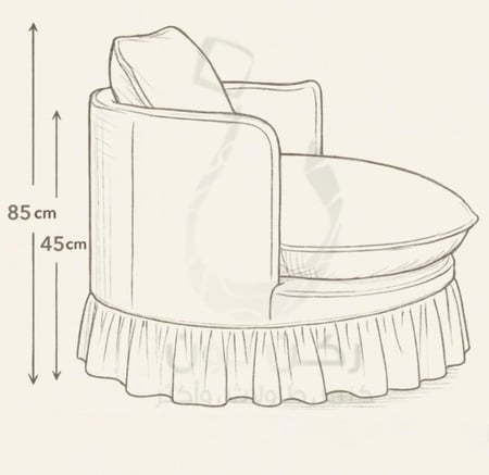 كنبة N478 مقاسات متعدده