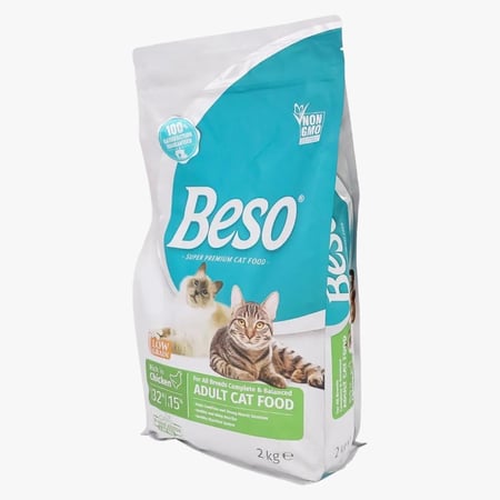 بيسو طعام جاف للقطط البالغة  2 كيلو