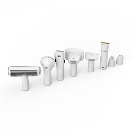 فيلاين قو - مكينة حلاقة قرومينج و مكنسة كهربائية 6 في 1 للعناية بالقطط والكلاب