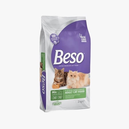 بيسو طعام جاف للقطط البالغة  2 كيلو