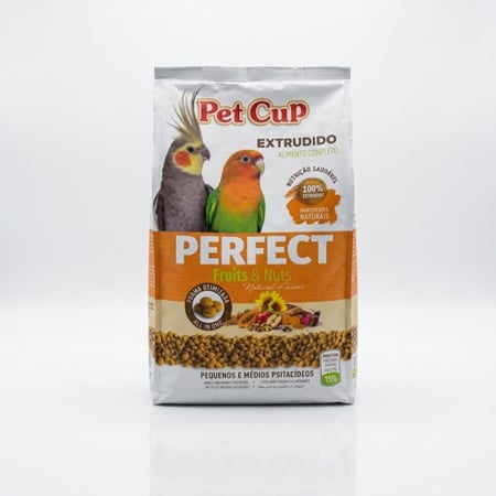 Pet Cup Perfect Fruits & Nuts (المخصص للببغاوات الصغيرة والمتوسطة)بلت بيت كوب