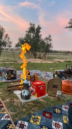 طقم جلسة لون ازرق