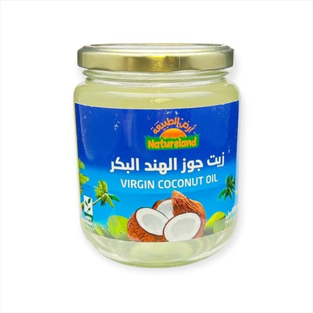 زيت جوز الهند البكر أرض الطبيعه500مل