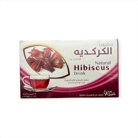 مشروب الكركديه الطبيعي 24كيس