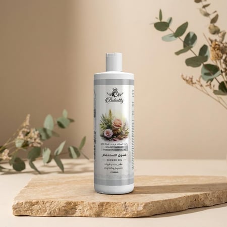 شاور جل بالمسك الطبيعي 500 جرام كيوت