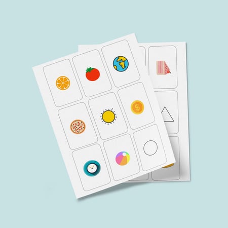 بطاقات تعلم الاشكال