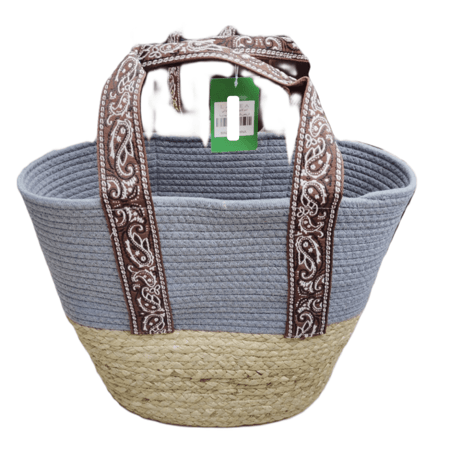 سلة خوص شاهي قهوة