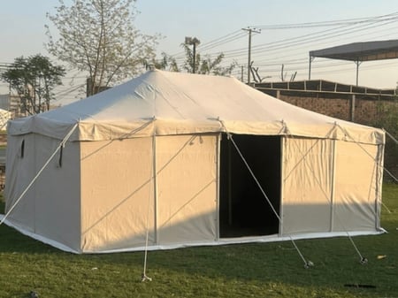 خيمة باكستاني ابيض  " خيام بعدت اشكال قماش باكتساني "