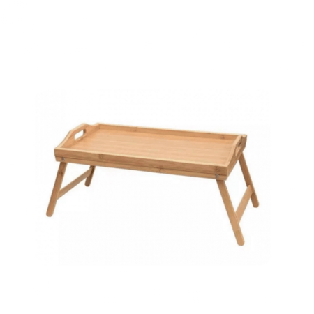 صينية تقديم خشب للسرير قابلة للطي
