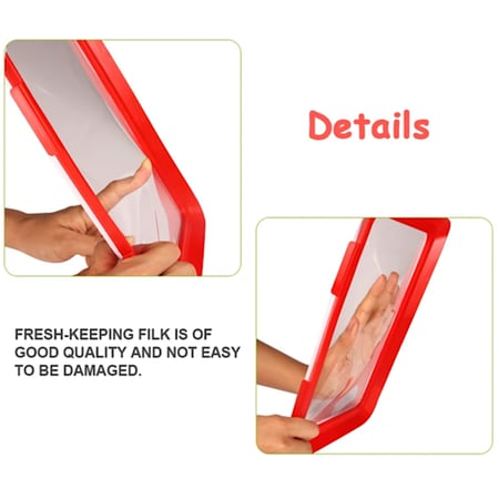 صحن بغطاء تغليف لحفظ المؤكولات