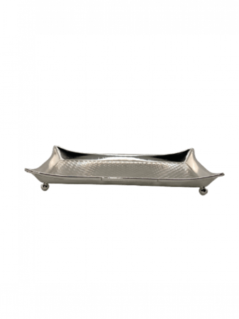 صحن تقديم فضي