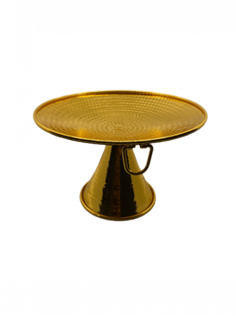 وعاء تقديم ذهبي منقط