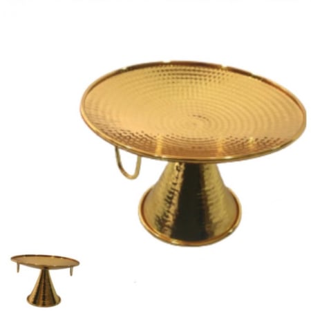 وعاء تقديم ذهبي منقط