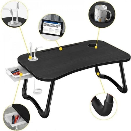 طاولة لابتوب سرير قابل للطي