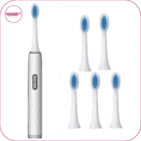 فرشاة أسنان كهربائية بعدد 6 رؤوس قابلة للتعديل