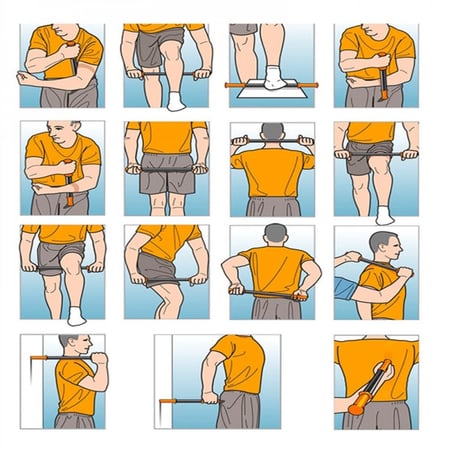 عصا تدليك متعدد الاستخدامات أزرق