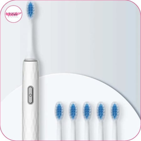 فرشاة أسنان كهربائية بعدد 6 رؤوس قابلة للتعديل