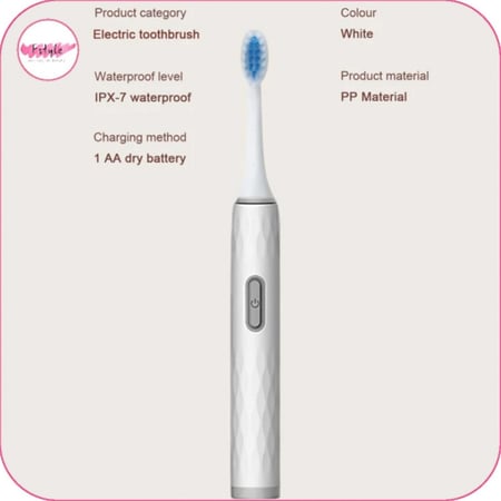 فرشاة أسنان كهربائية بعدد 6 رؤوس قابلة للتعديل