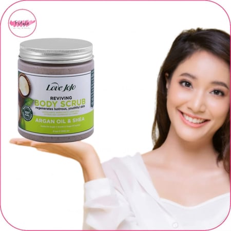 بودي سكراب بزيت الأرغان وزبدة الشيا