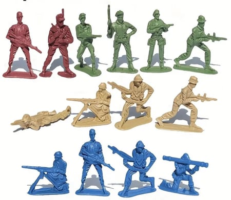 جنود مشاة 30 جندي لون ازرق حجم مخصص للطاولة الرملية قواتنا والقوات الصديقة الطاولة الرملية وعمل مجسمات عسكرية