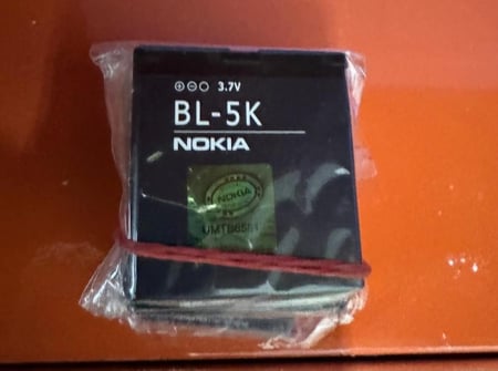 بطارية نوكيا BL-5K الاصلية انتاج جديد2025 جوال نوكيا  C7-00 X7-00 N85 N86 8MP Nokia 701