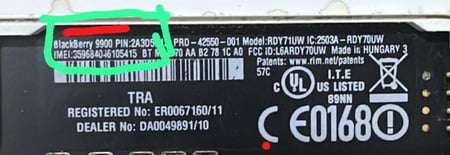 بطارية بلاك بيري بولد J-M1 الاصلية لجوال بلاك بيري P9981 Torch 9.Bold 9380. 9790. 9900. 9930. Torch 9850 Torch 9860