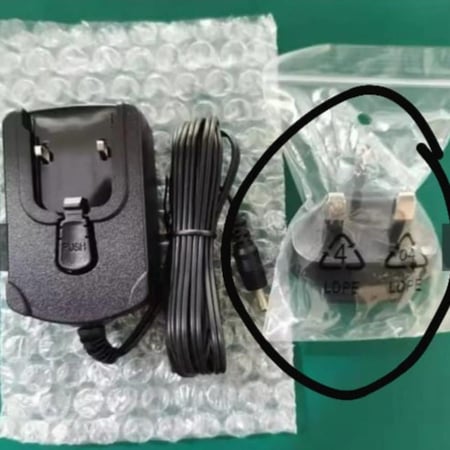 فيش شاحن تترا ايرباص الثلاثي  TH9/TH1N كاسديان Cassidian الاصلي للجيش والامن العام والدفاع المدني