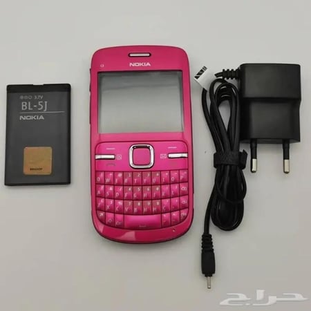 شاحن نوكيا الاصلي ثنائي مسمار صغير  N95