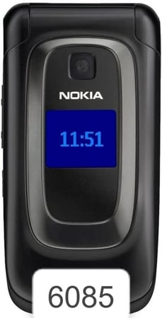 غطاء وكفر جوال نوكيا موديل 6085 من الامام والخلف