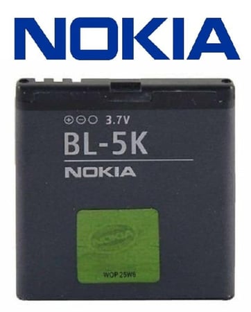 بطارية نوكيا BL-5K الاصلية انتاج جديد2025 جوال نوكيا  C7-00 X7-00 N85 N86 8MP Nokia 701