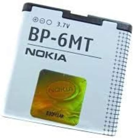 بطارية نوكيا BP-6MT الاصلية متوافقة مع نوكيا N81 N82 N81-8G E51 E51i 6720 6720C