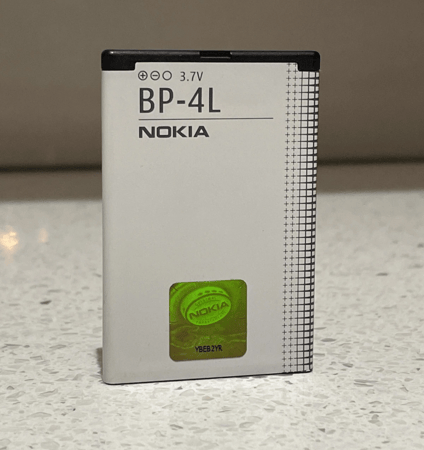 بطارية BP-4L نوكيا الاصلية متوافقة مع جوال E61i E63 E90 E95 E71 6650 6760 N97 N810 E72 E52 E55 E73 6790