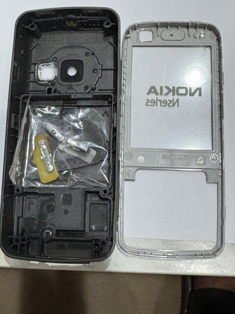 غطاء وكفر هاتف نوكيا N77 من الامام والخلف بدون لوحة مفاتيح